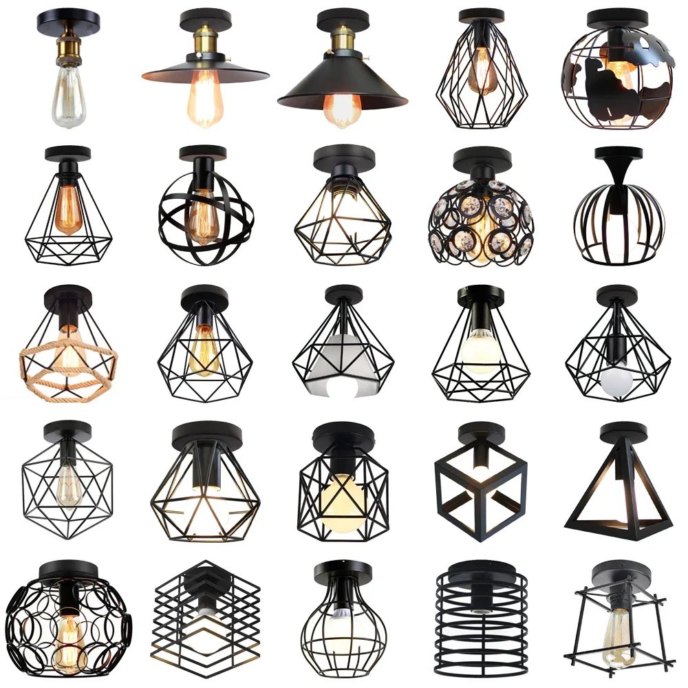 Decor Lighting Returns - Vintage Eisen Deckenleuchte Rückkehr Korridor Vestibule