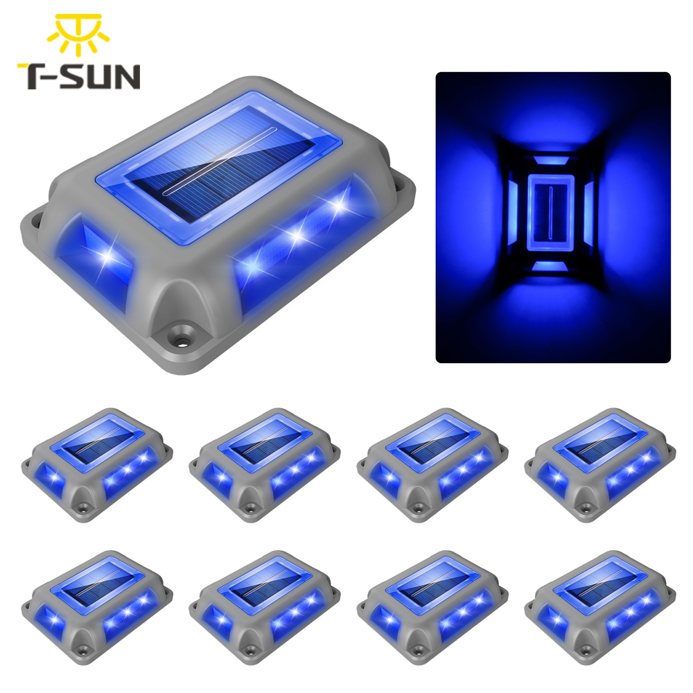 Lighting Decor Sunrise - 8PC Blau Licht Solar Licht Outdoor