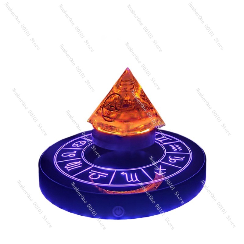 Lighting Home Decor Items - Magnetisches Schwebe-Präsentationstablett, 360° ° Rotierende Sternbild-Nachtlampe,