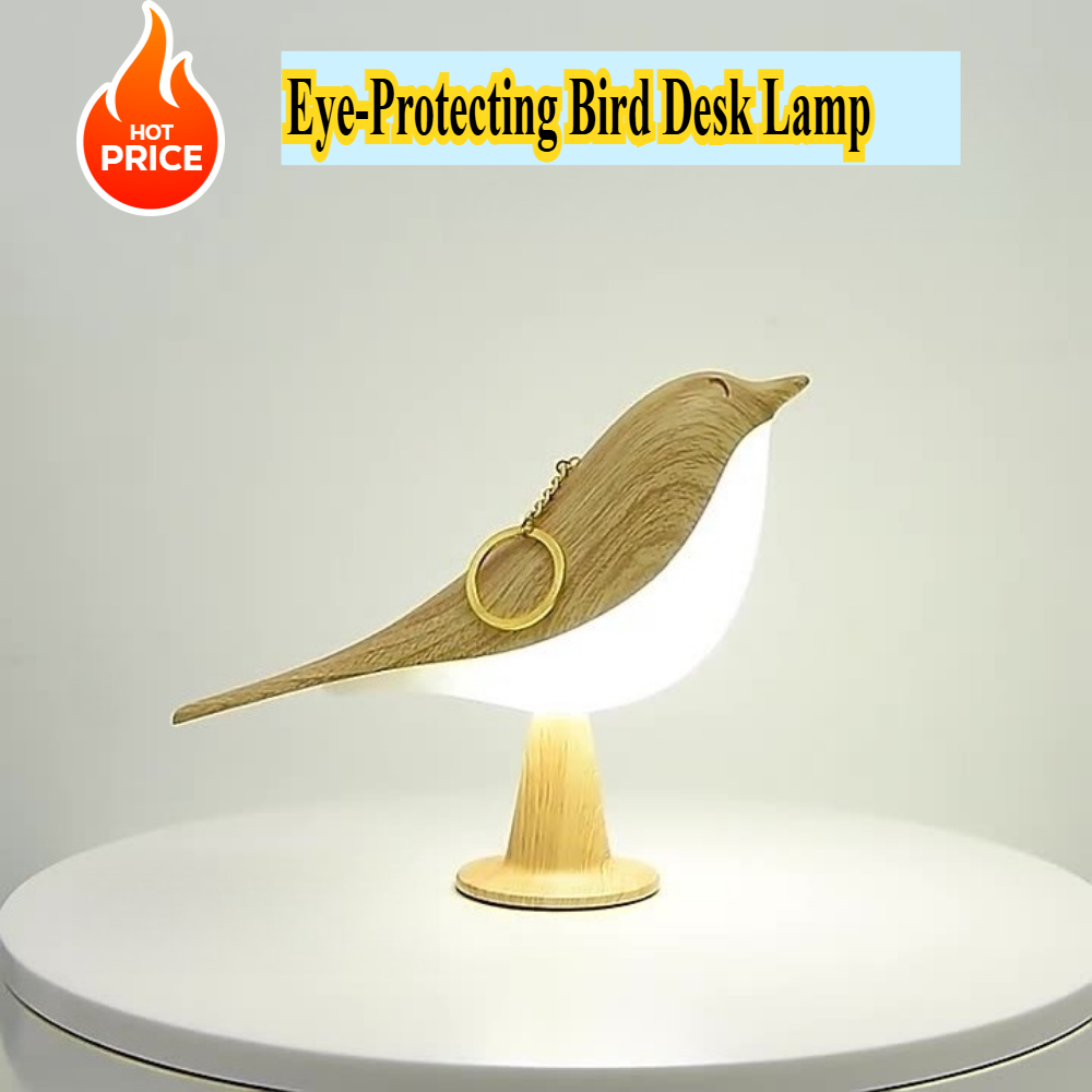 Lighting Room Decor Items - Wiederaufladbare LED-Lampe, Lampe-Design, hölzerne, vogelförmige Nachtlampe,