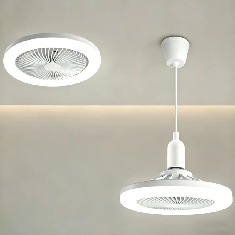 Decor Lighting Fans - 2-in-1-Deckenventilator mit Lampe, 3 Geschwindigkeitsstufen, verstellbar,