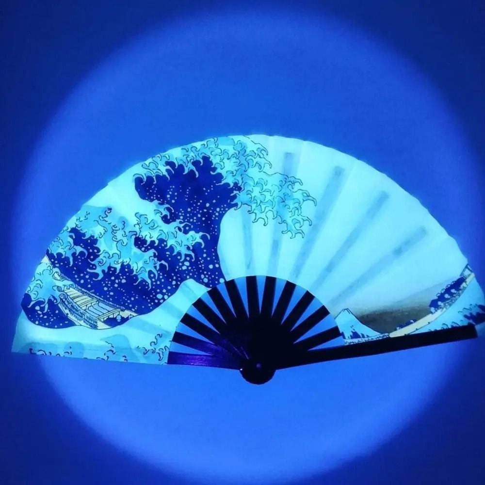 Decor Lighting Fans - Große Faltbare Handfächer mit Beleuchtung, Bunte