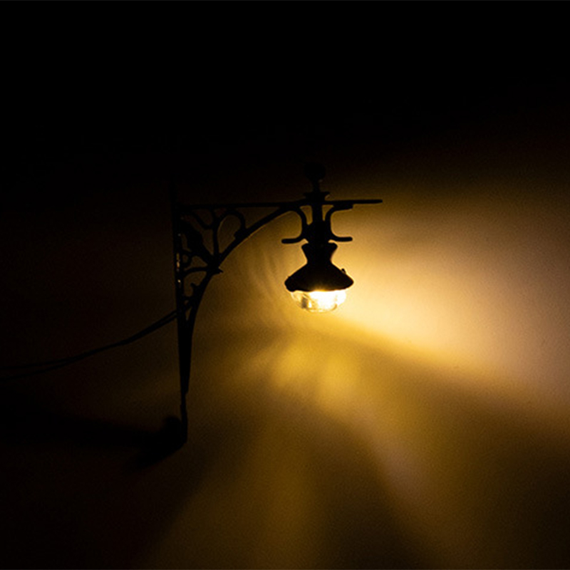 Lighting Metal Wall Decor - Mikro landschaft Dekoration Lampe Gebäude Sand
