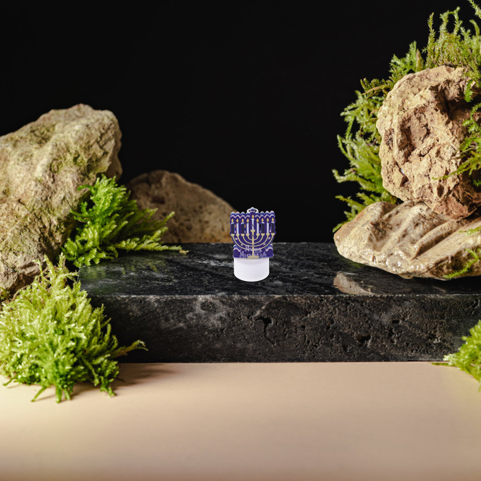 Lighting Design Decor - Flammenlose LED Chanukka-Kerzen im Eisenkunst-Design, Festliche