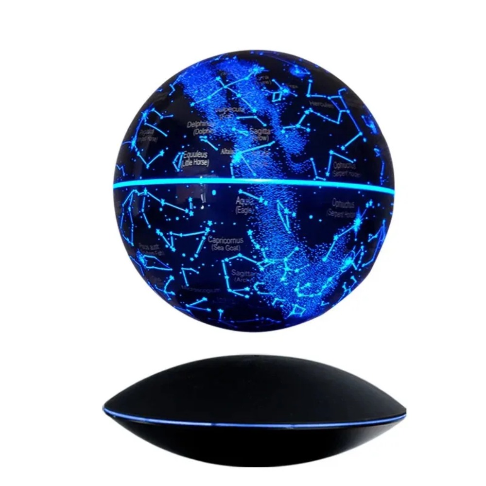 Lighting World Decor - Magnetisch Schwebende Globuslampe LED Weltkugel-Beleuchtungsdekoration Terrestrischer