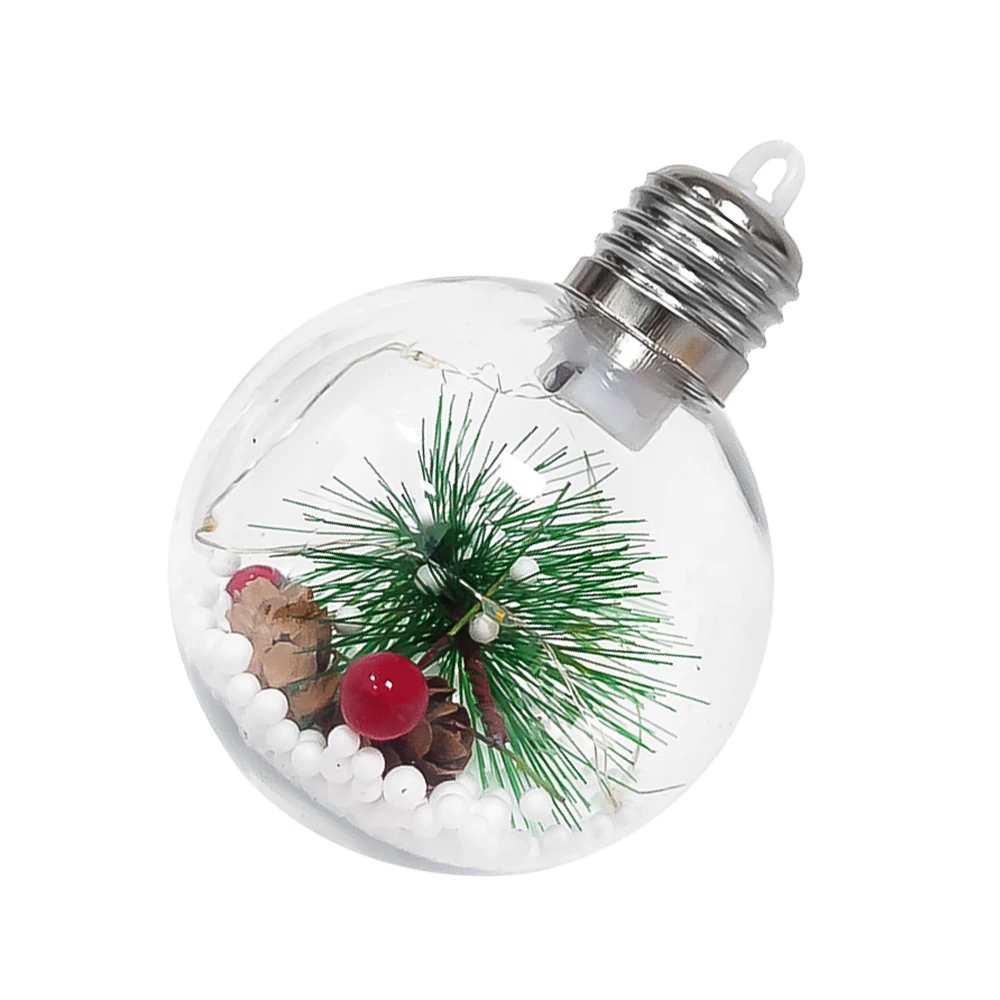 Home Decor Lighting Tree - 1pc Weihnachts dekoration 11*8cm runde Kugel