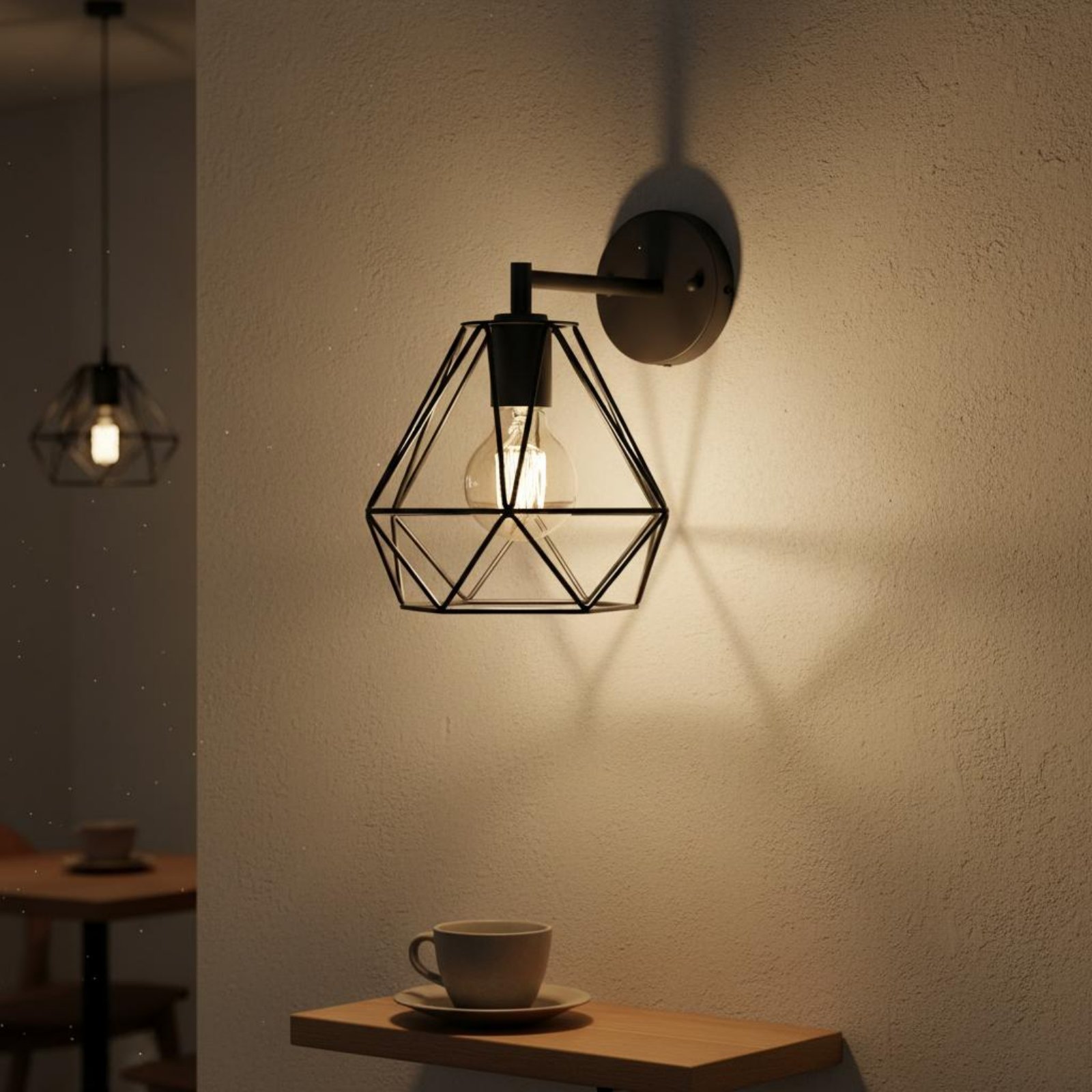 Rhombusförmiger Lampenschirm,  – Geometric Lamp Shade Bewertung und Preis