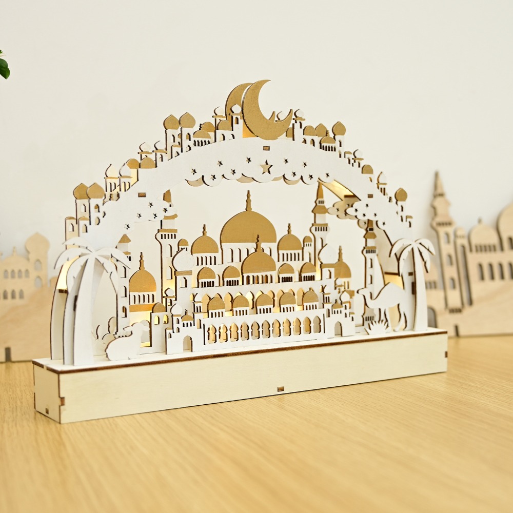 Neue Holz-LED-Mond- und Brücke – Lighting Decor Woodbridge Bewertung und Preis