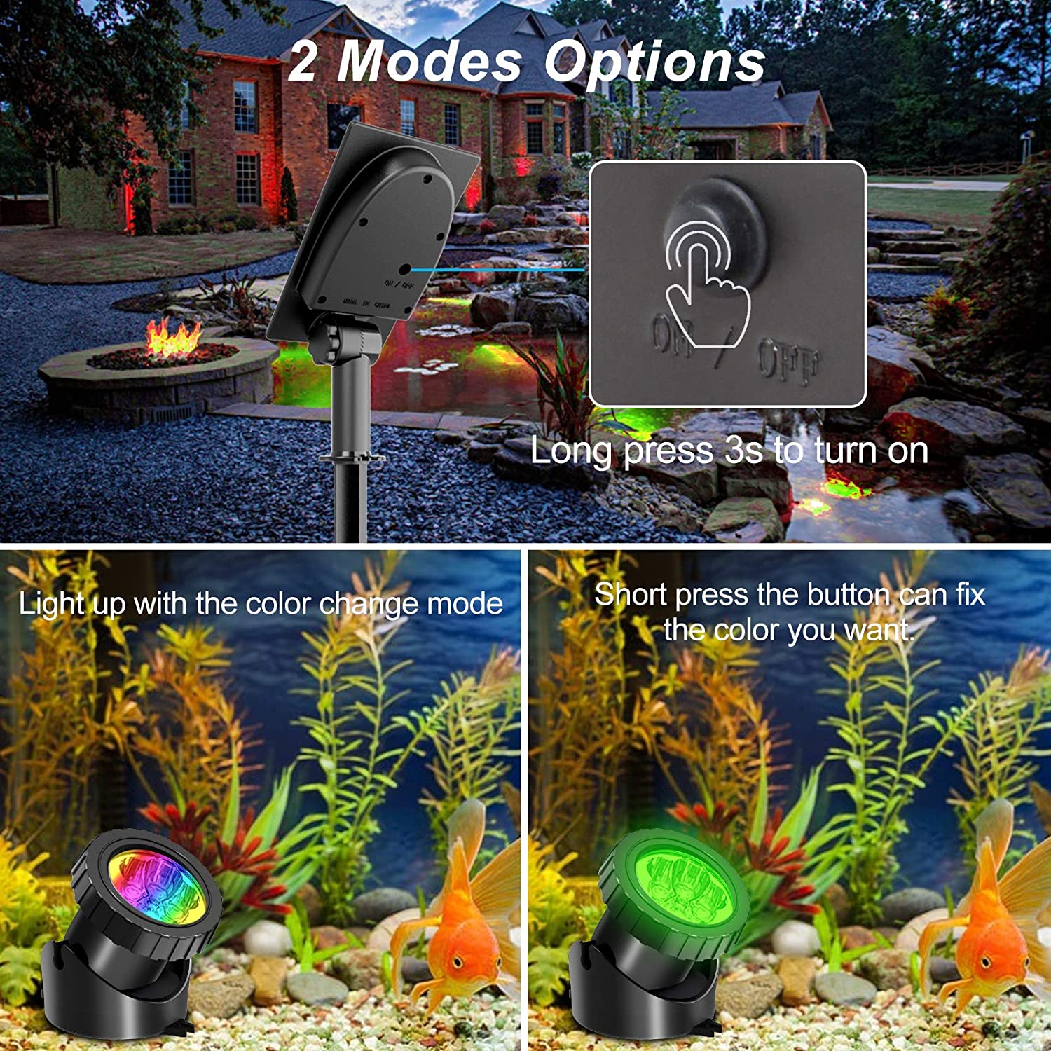 Solar Unterwasser Lichter im F – Lighting Decor Sunrise Bewertung und Preis