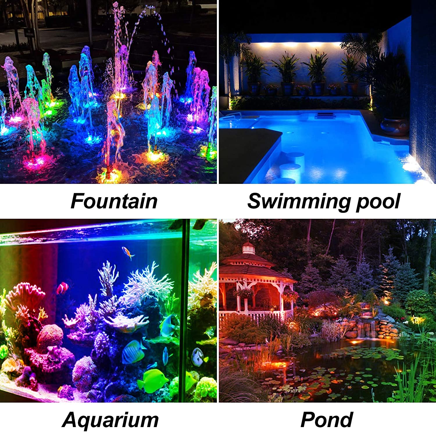 Solar Unterwasser Lichter im F – Lighting Decor Sunrise Bewertung und Preis