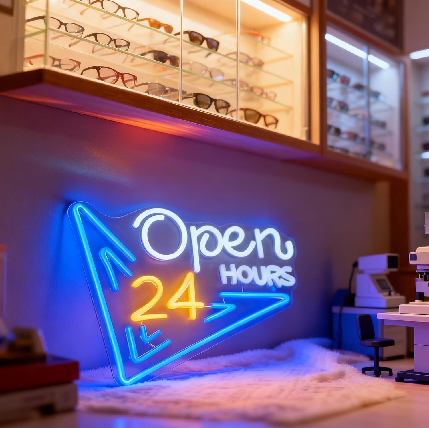    24 Stunden Offen-Neonschil – Decor Lighting Opening Hours Bewertung und Preis
