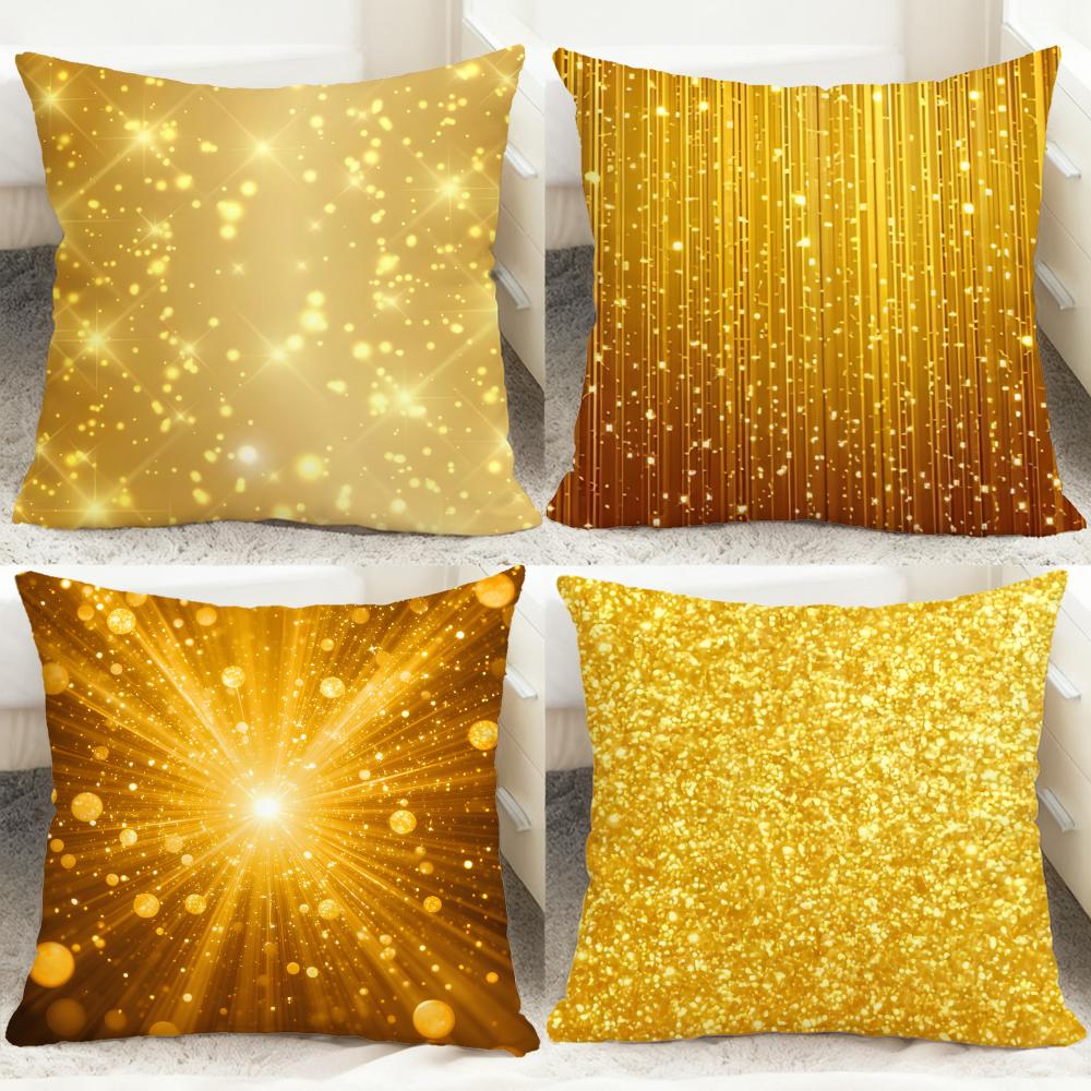 Goldener Kissenbezug mit feine – Lighting Decor And Beyond Bewertung und Preis