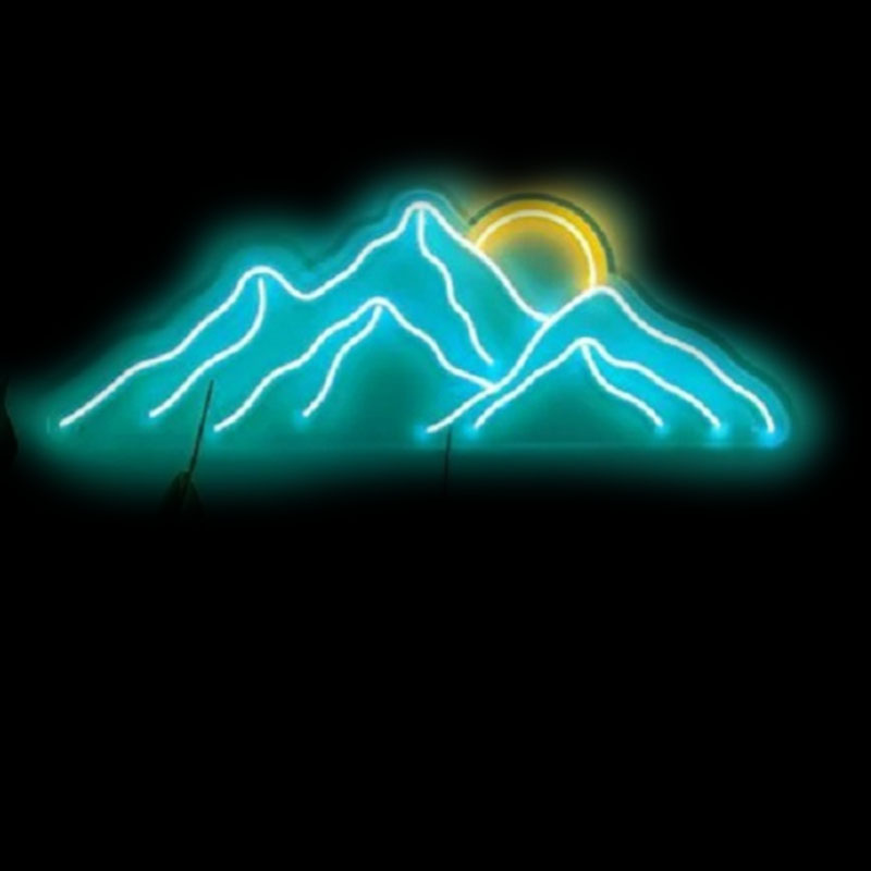 Neonschild Berg Neonschilder S – Lighting Decor Sunrise Bewertung und Preis