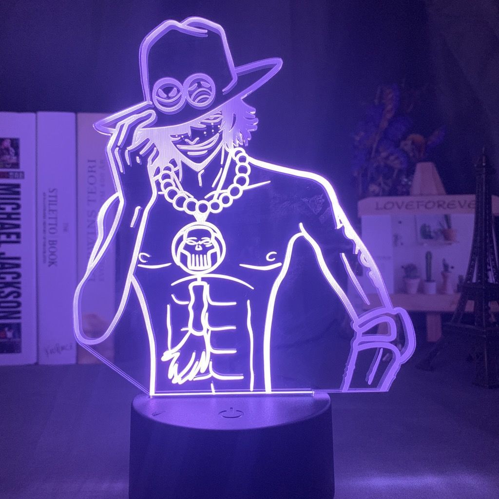 One Piece Ace Anime Cartoon Ni – Lighting Decoration Stand Bewertung und Preis