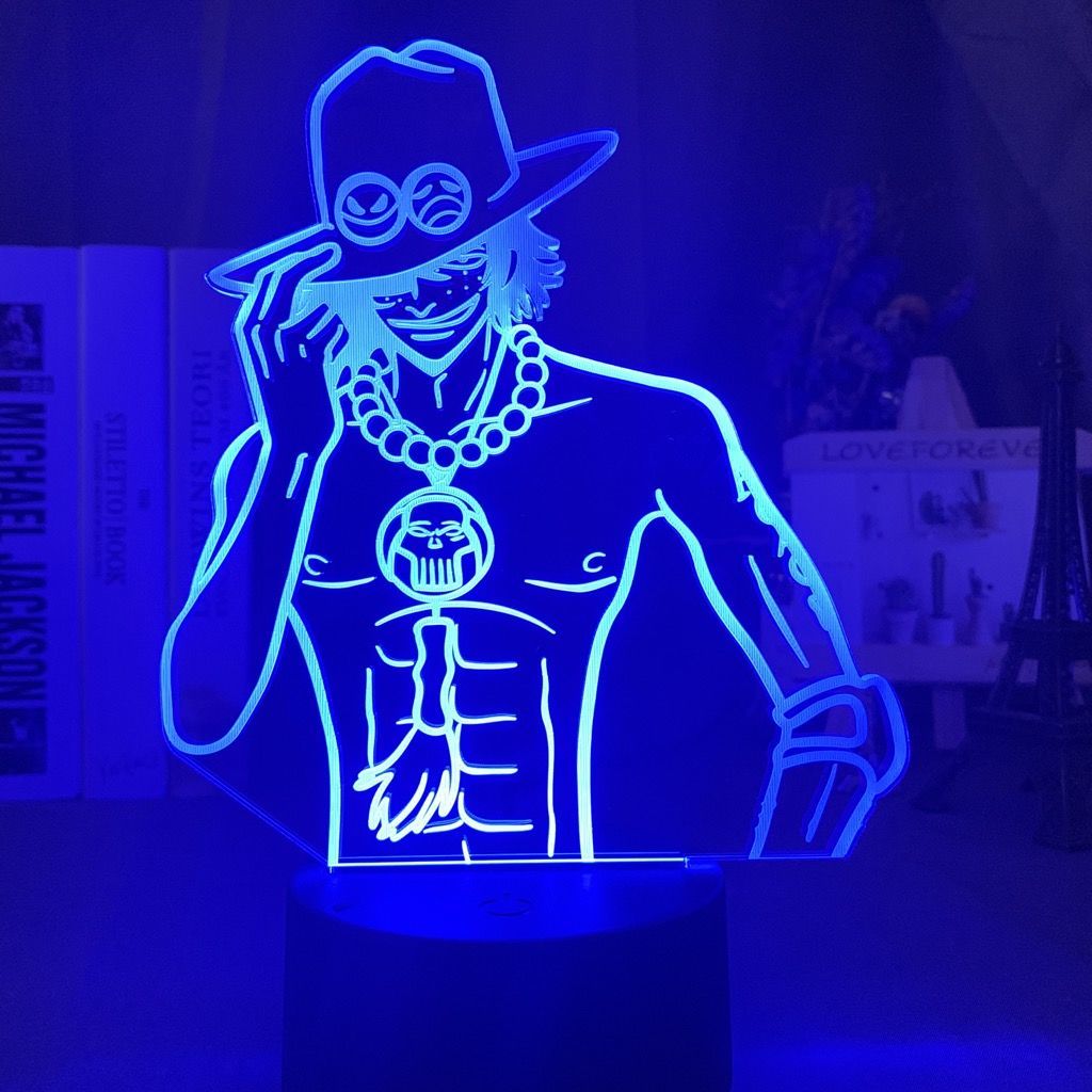 One Piece Ace Anime Cartoon Ni – Lighting Decoration Stand Bewertung und Preis