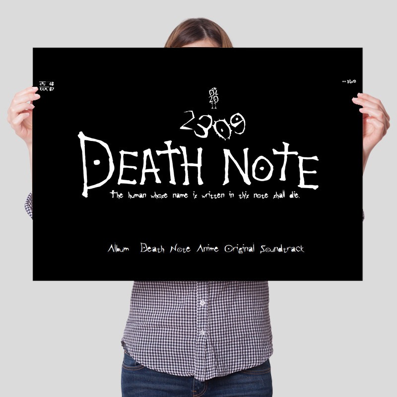 Death Note Ungerahmter Leinwan – Lighting Room Decor Items Bewertung und Preis