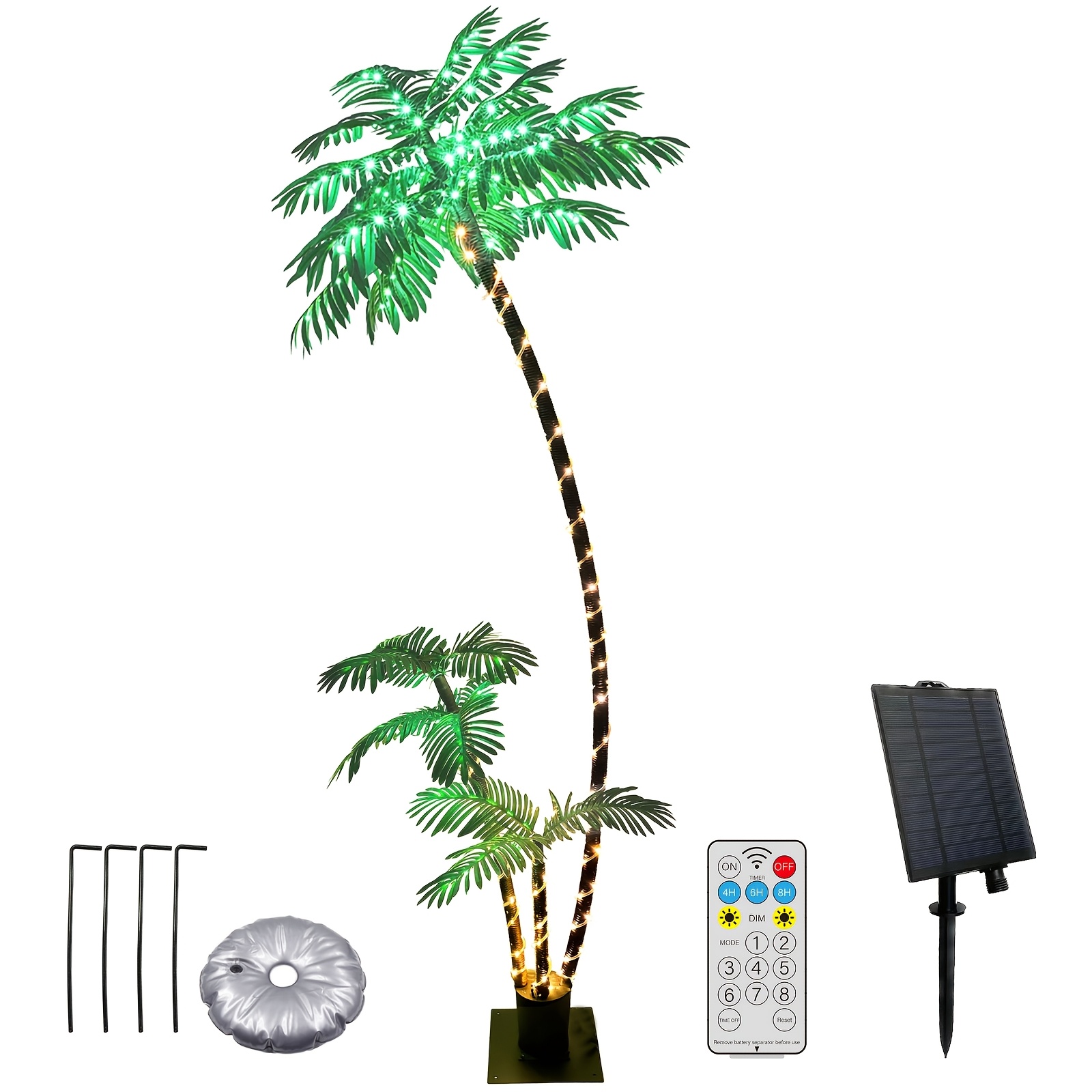 7 Fuß solarbeleuchteter künstl – Home Decor Lighting Tree Bewertung und Preis