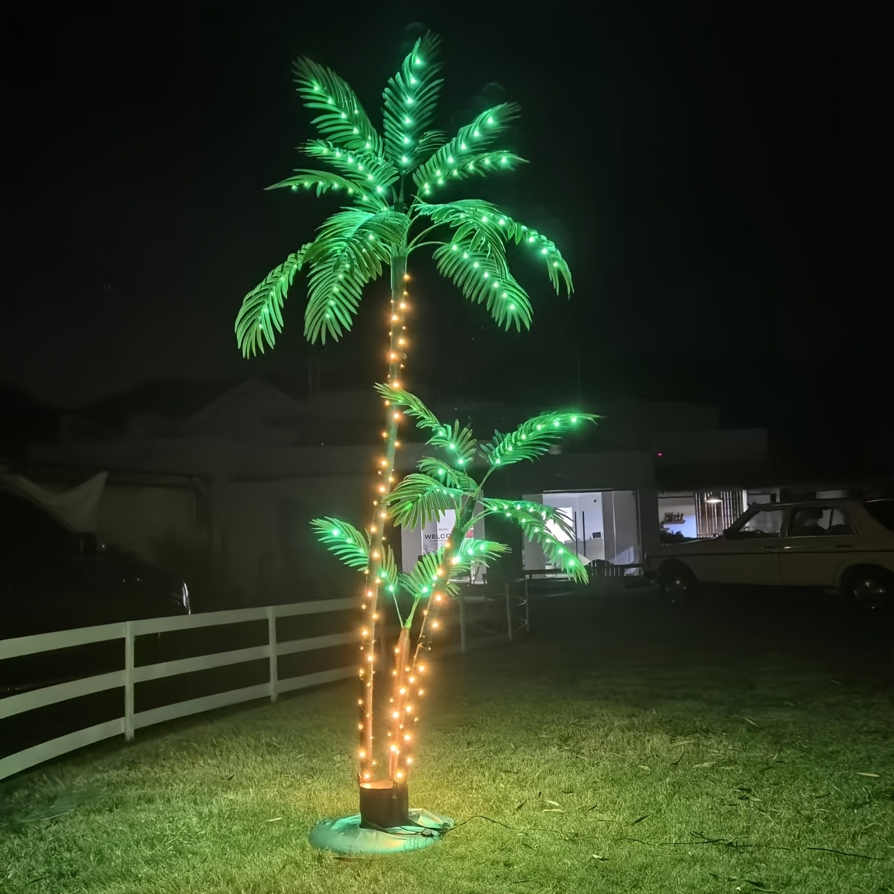 7 Fuß solarbeleuchteter künstl – Home Decor Lighting Tree Bewertung und Preis