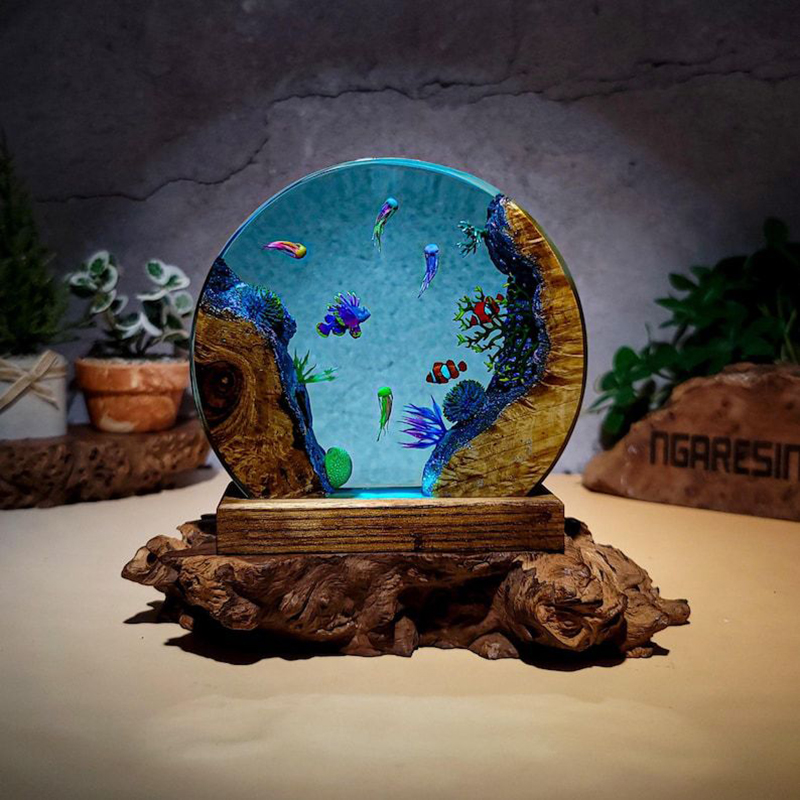 Ozean-Aquarium Organismen Harz – Lighting Decor Wedding Bewertung und Preis