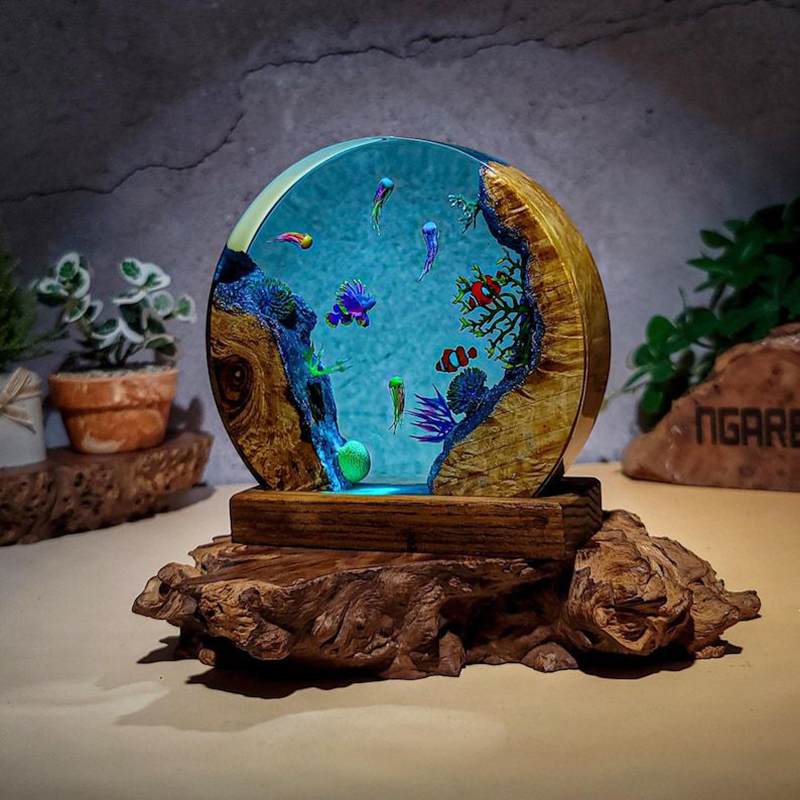Ozean-Aquarium Organismen Harz – Lighting Decor Wedding Bewertung und Preis