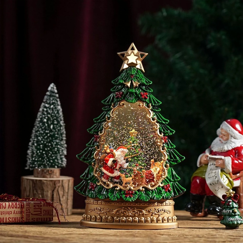 Schneekugel-Musikbox Weihnacht – Home Decor Lighting Tree Bewertung und Preis