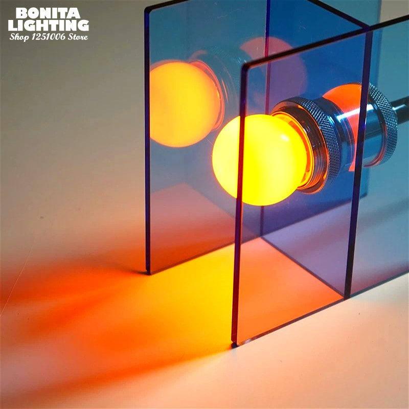Geometrische Acryl-Tischlampe  – Lighting Decor Sunrise Bewertung und Preis