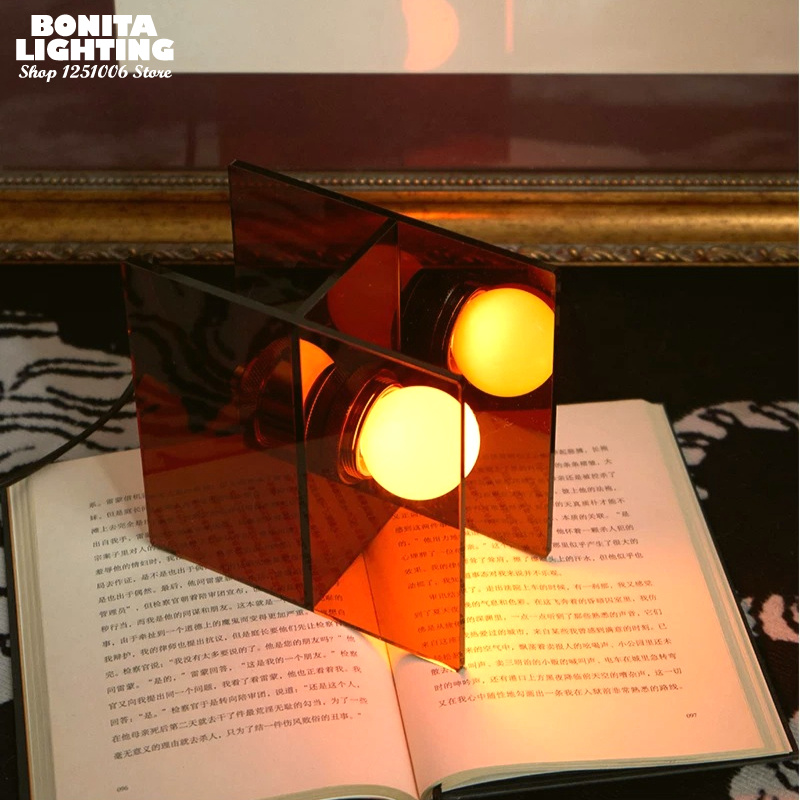 Geometrische Acryl-Tischlampe  – Lighting Decor Sunrise Bewertung und Preis