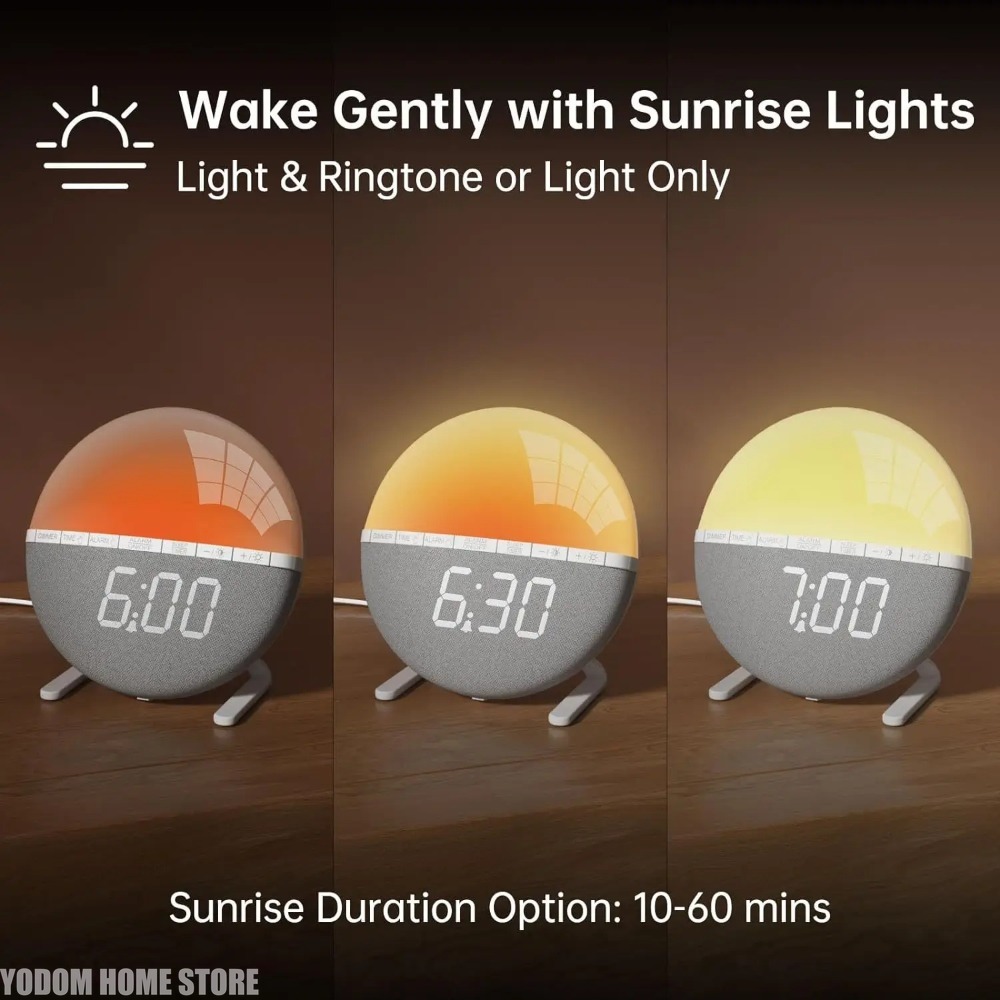 Sonnenaufgang-Wecker mit Farbw – Lighting Decor Sunrise Bewertung und Preis