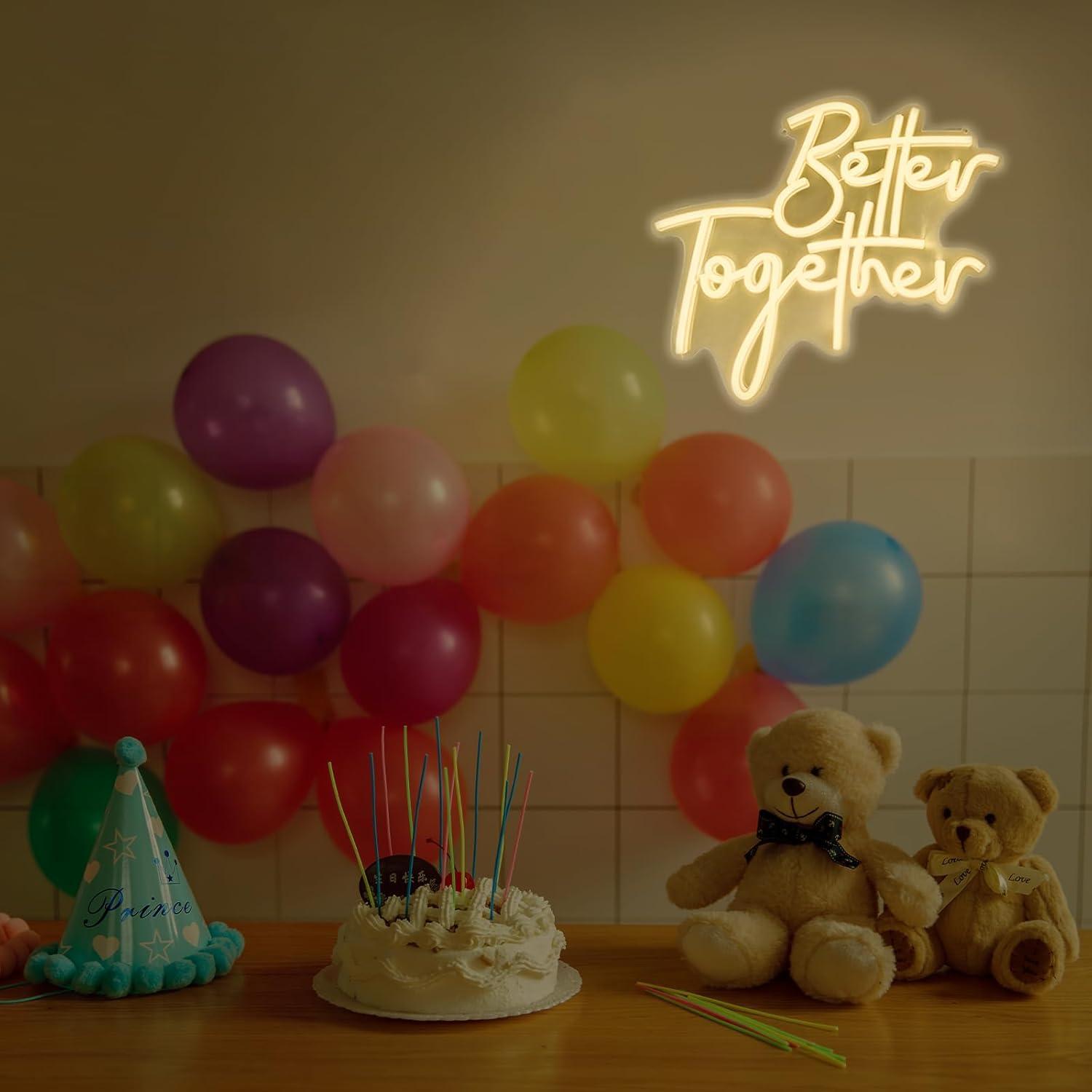 Better Together Neonschild, US – Lighting Decor Wedding Bewertung und Preis