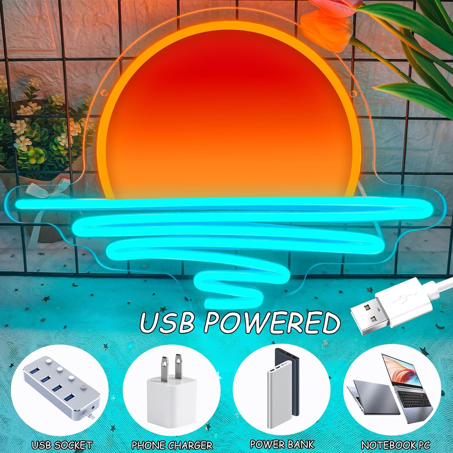 Sonnenaufgang Sonnenuntergang  – Lighting Decor Sunrise Bewertung und Preis