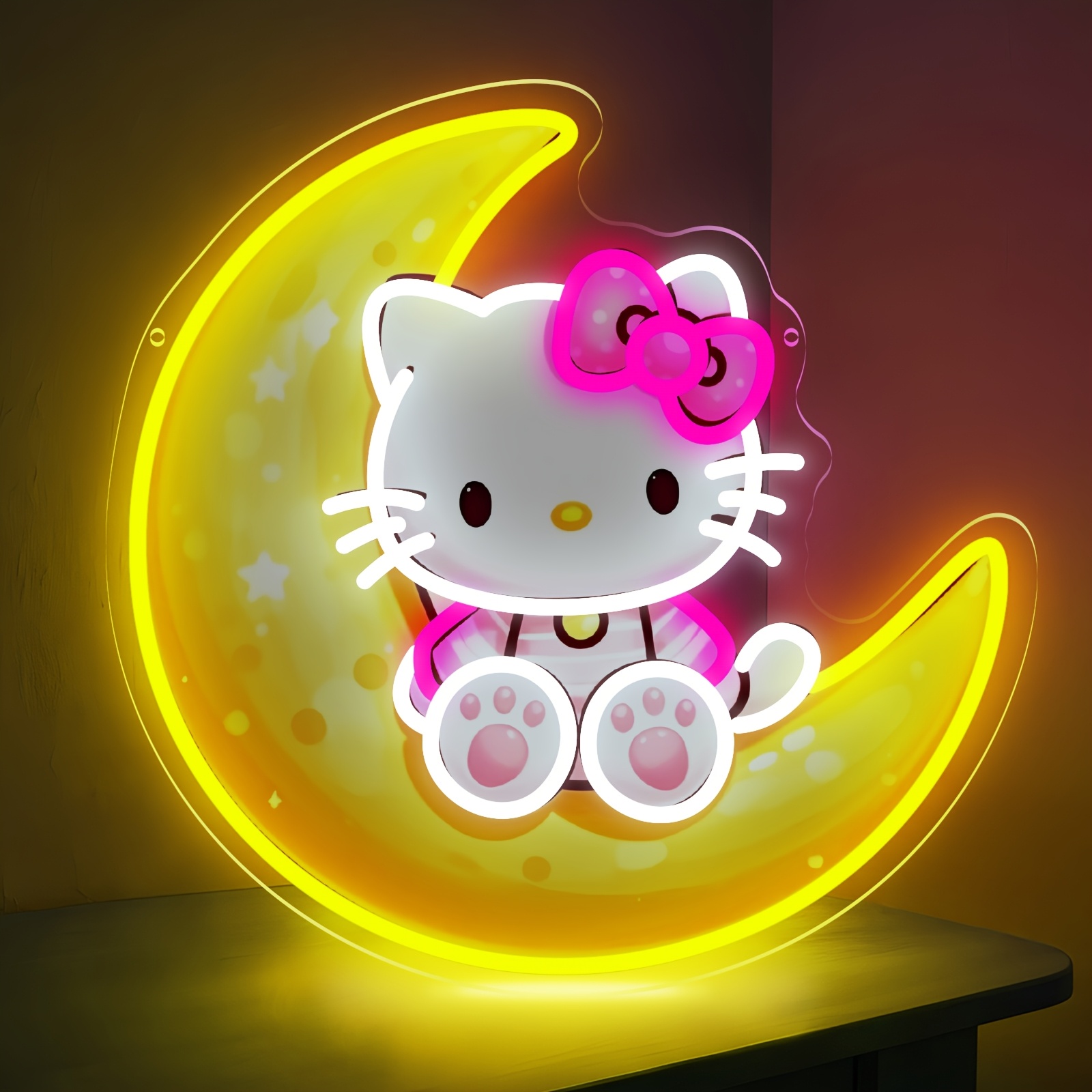 Hello Kitty auf der Mondkugel, – Lighting Room Decor Items Bewertung und Preis