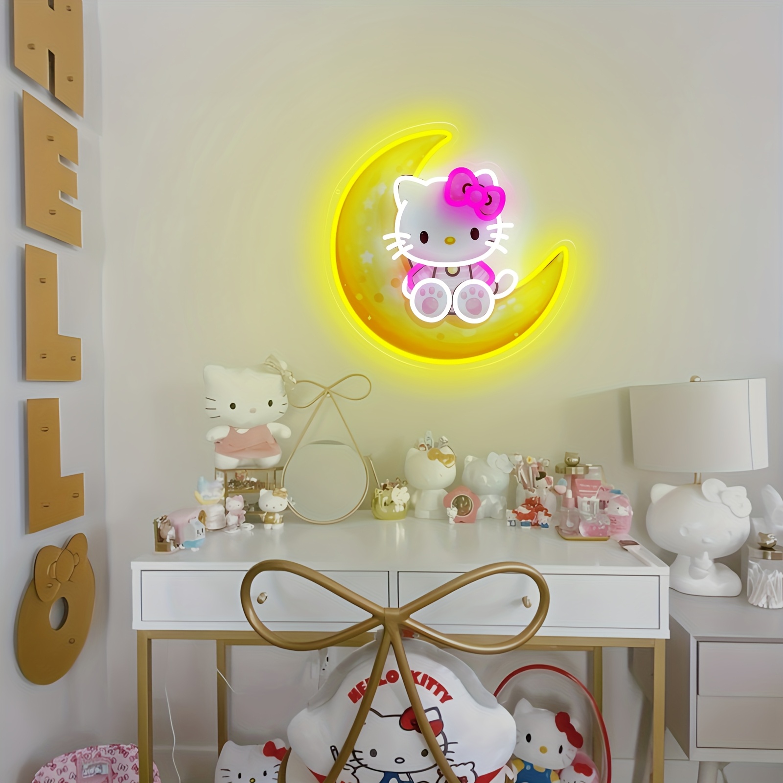 Hello Kitty auf der Mondkugel, – Lighting Room Decor Items Bewertung und Preis