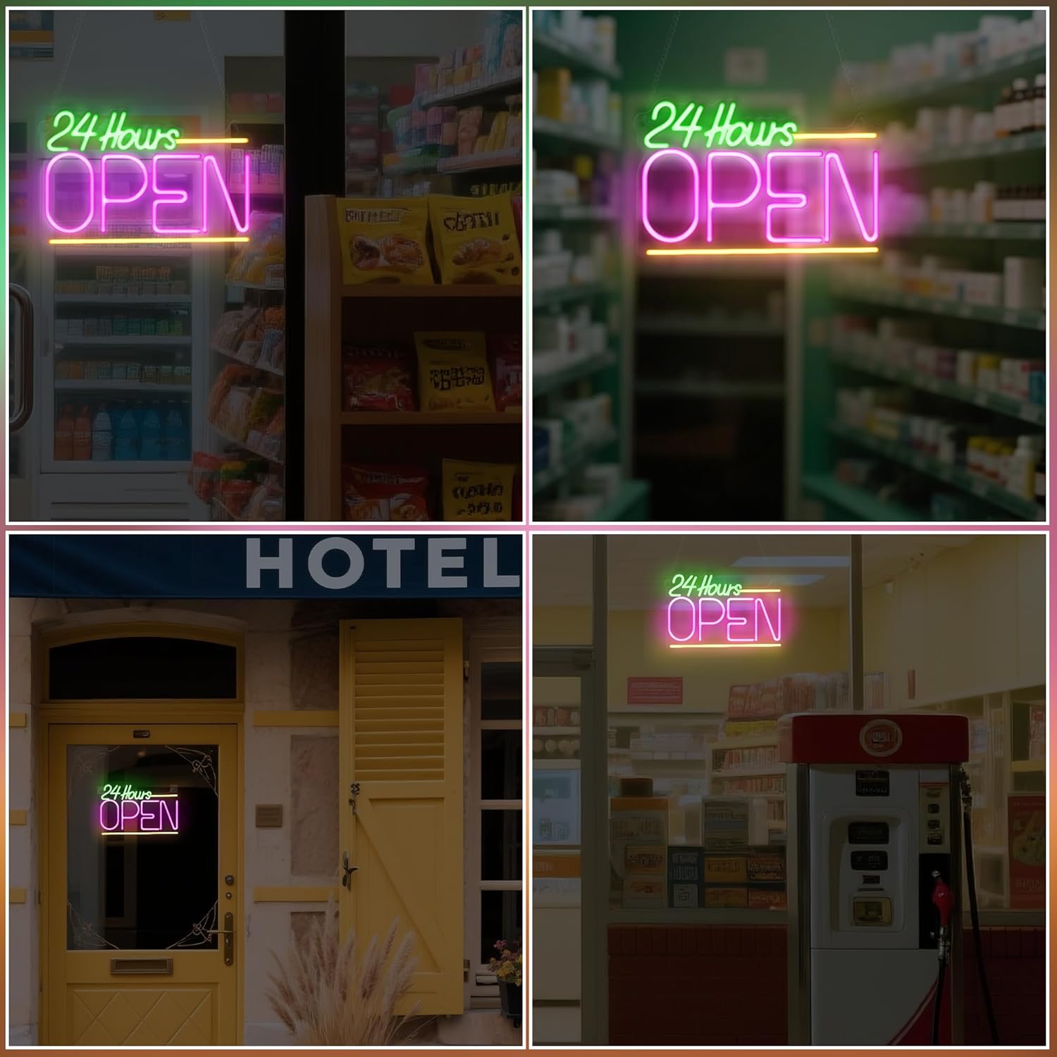 24 Stunden Geöffnet Neonschild – Decor Lighting Opening Hours Bewertung und Preis