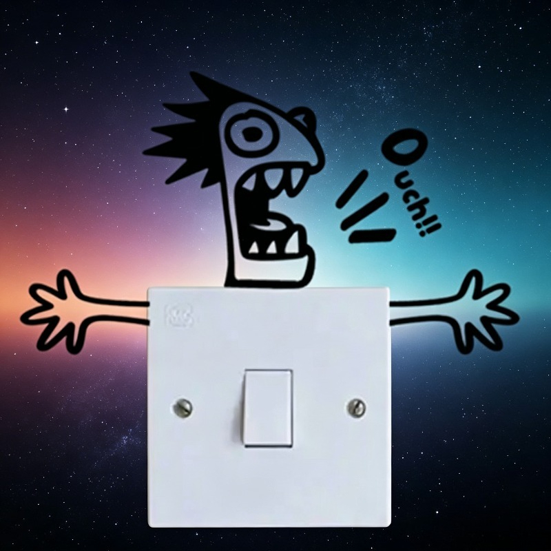Lustige Schock-Monster Metall- – Lighting Metal Wall Decor Bewertung und Preis