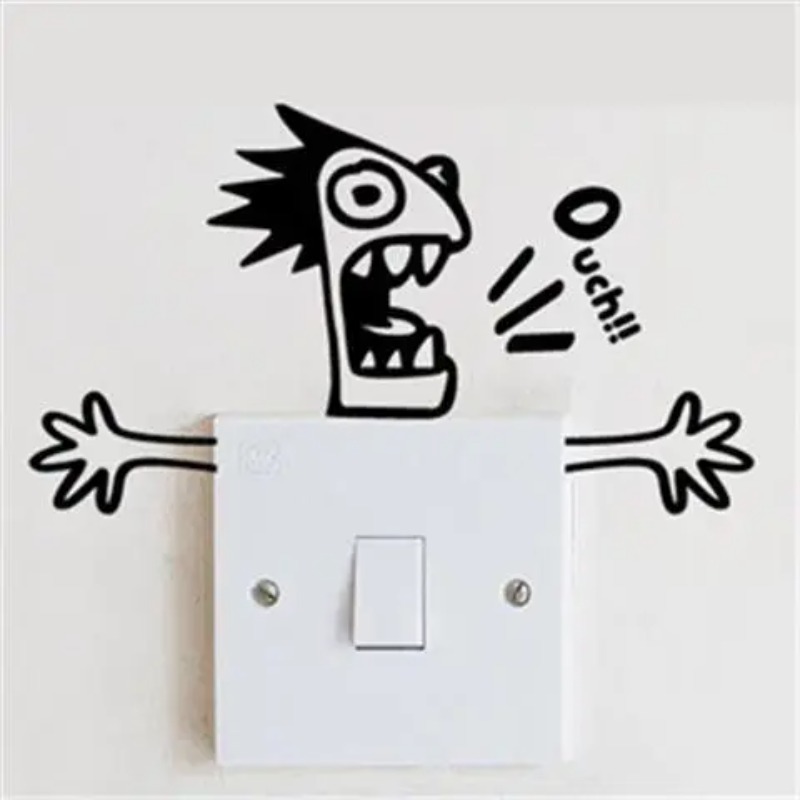 Lustige Schock-Monster Metall- – Lighting Metal Wall Decor Bewertung und Preis
