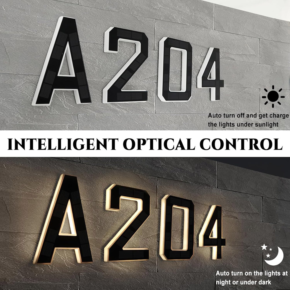 12 cm Solar-Hausnummernleuchte – Decor Lighting Address Bewertung und Preis