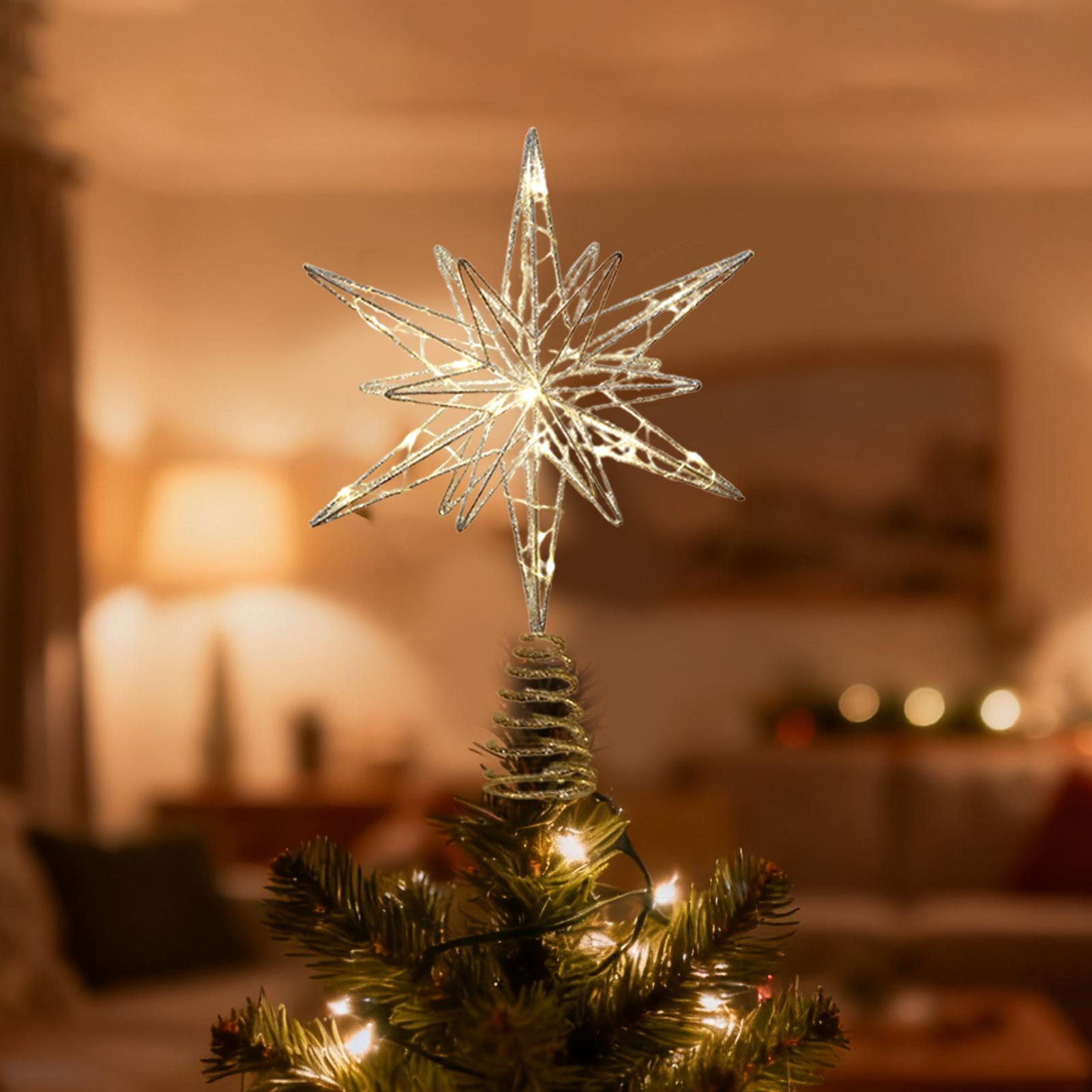 Weihnachtsbaumspitze, festlich – Home Decor Lighting Tree Bewertung und Preis