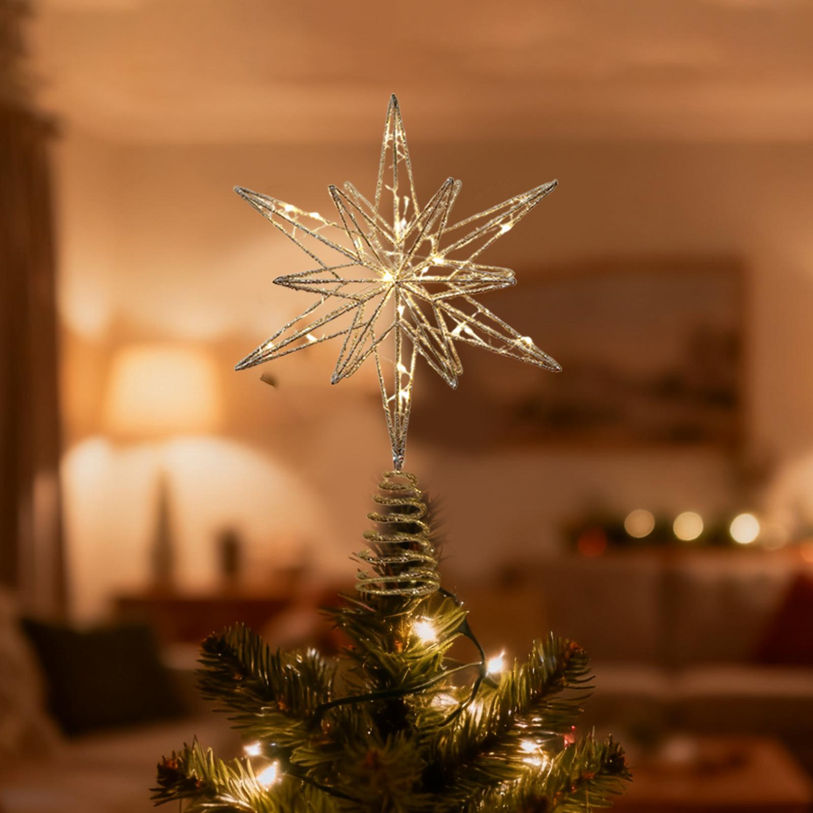 Weihnachtsbaumspitze, festlich – Home Decor Lighting Tree Bewertung und Preis