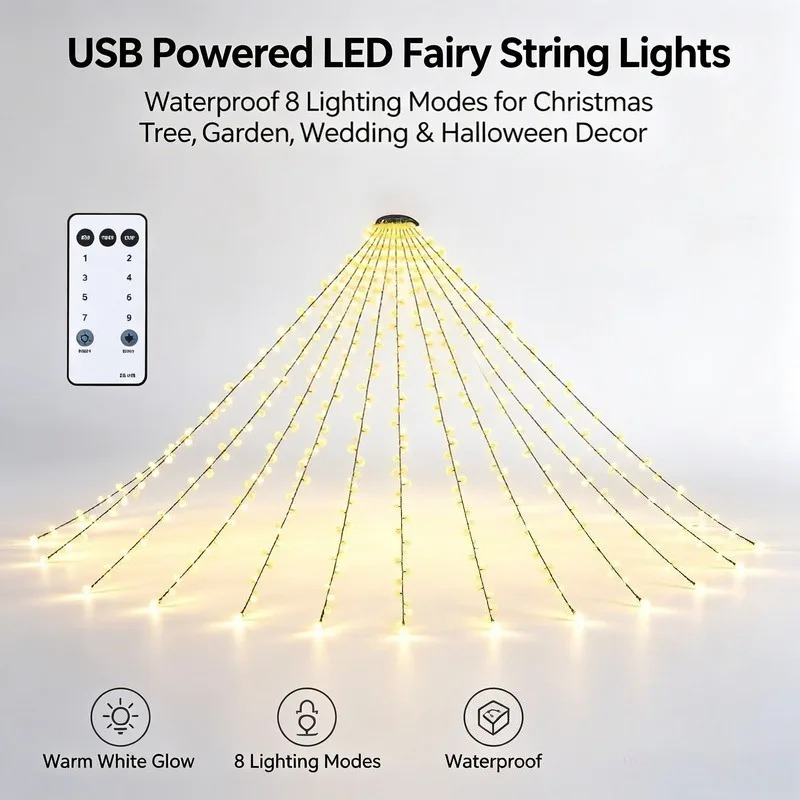 Wasserdichte USB-LED-Lichterke – Lighting Decor Wedding Bewertung und Preis