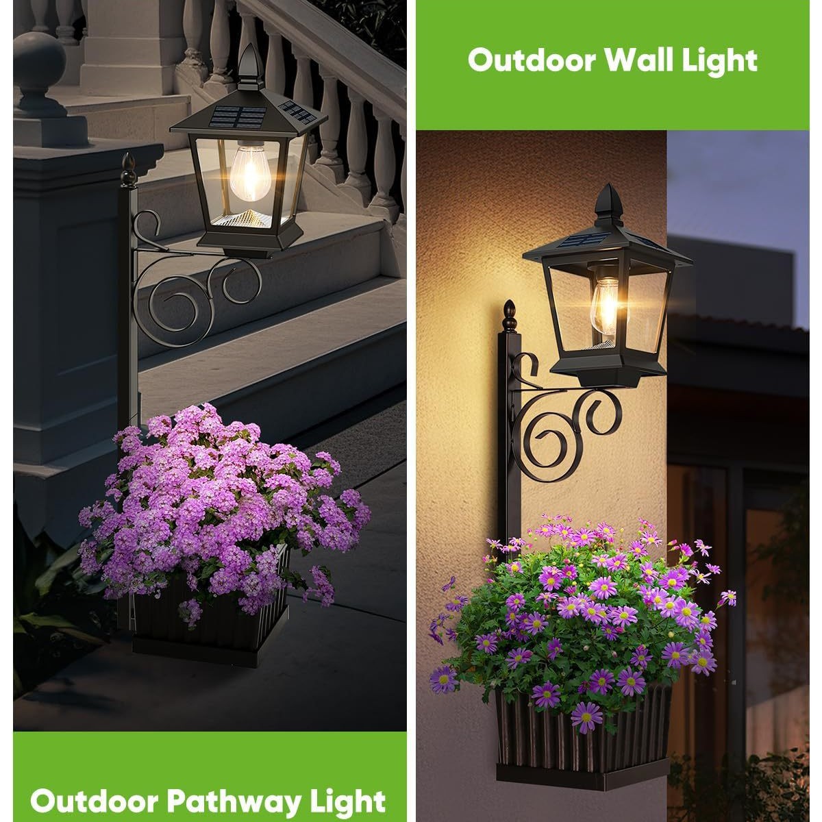2-in-1 Solar-Pflanzgefäßlampe, – Lighting Decoration Stand Bewertung und Preis