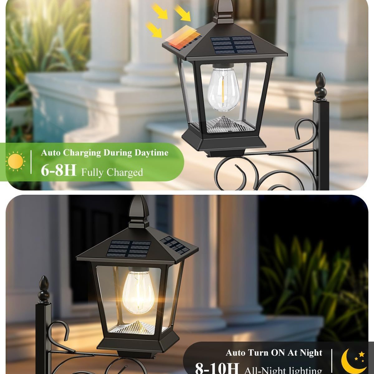 2-in-1 Solar-Pflanzgefäßlampe, – Lighting Decoration Stand Bewertung und Preis