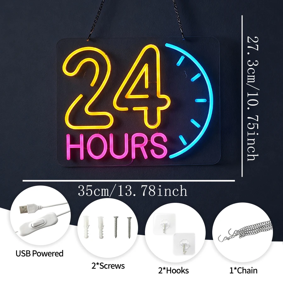 USB-Leuchtschild für Café, Ges – Decor Lighting Opening Hours Bewertung und Preis