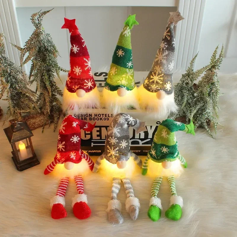 Weihnachten gesichtslose Puppe – Home Decor Lighting Tree Bewertung und Preis