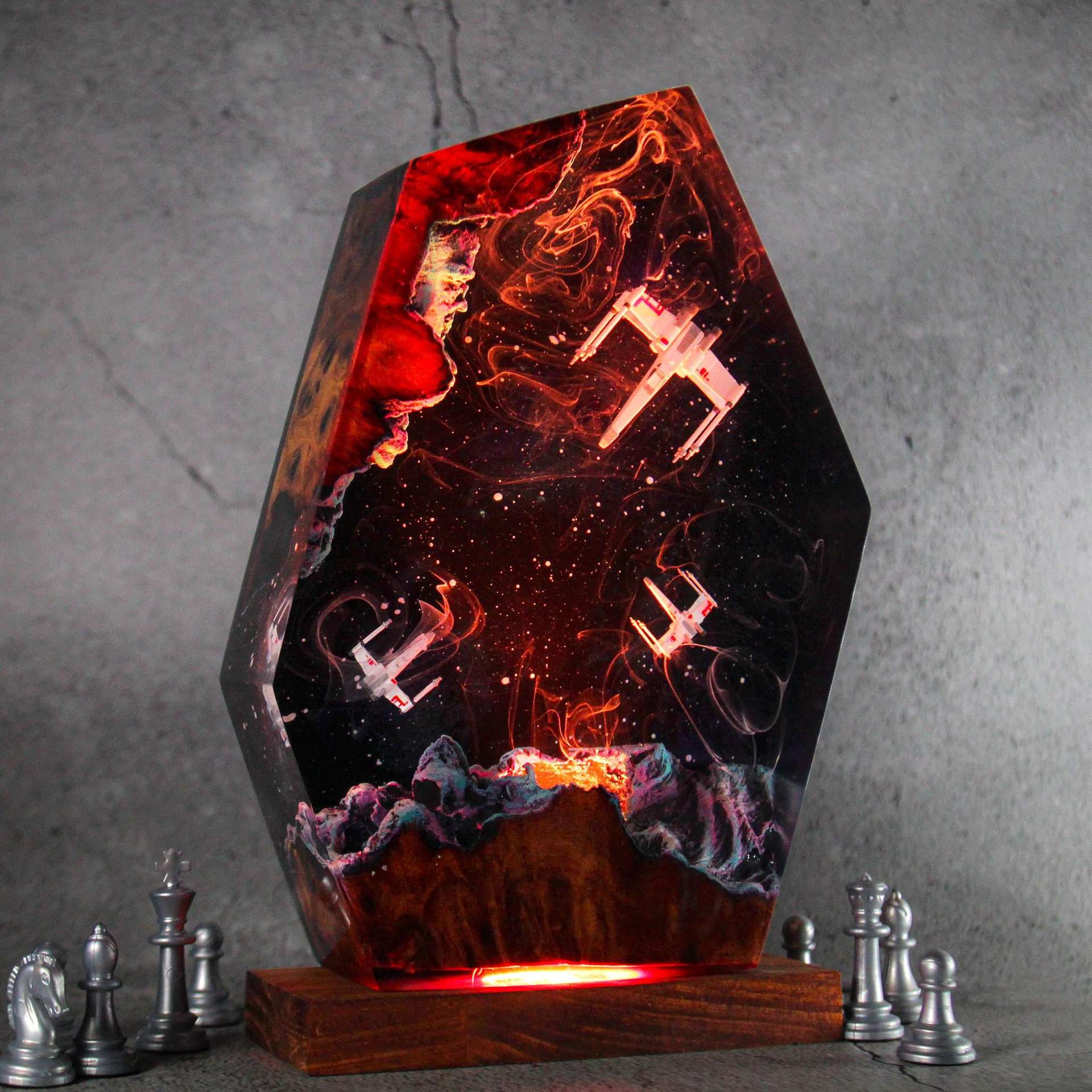 Angepasste Artikel Harz Tisch  – Lighting Room Decor Items Bewertung und Preis
