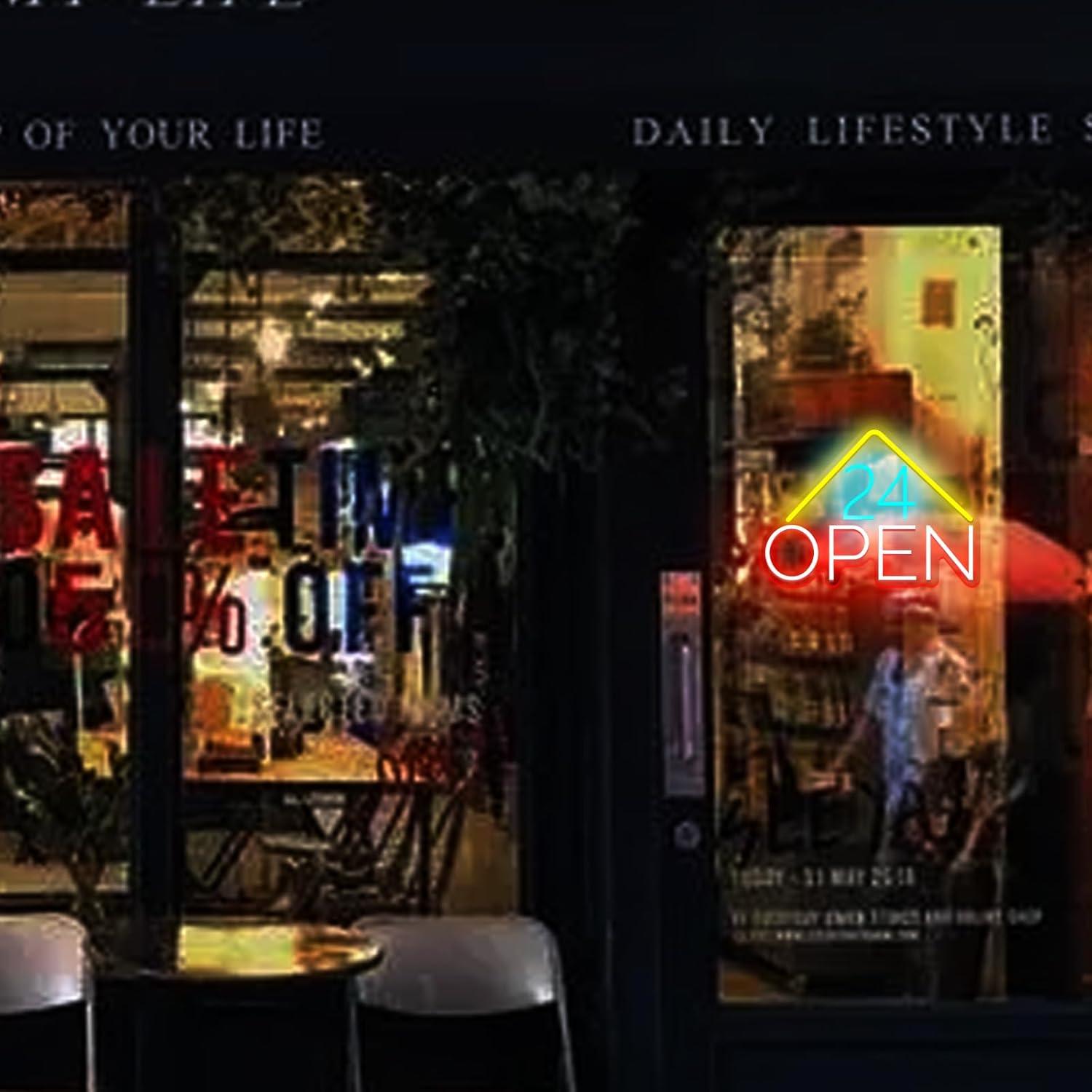 24-Stunden-Offen-Neonschild US – Decor Lighting Opening Hours Bewertung und Preis