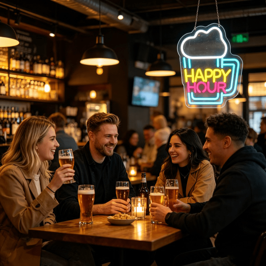 Happy Hour Bierkrug LED-Wandle – Decor Lighting Opening Hours Bewertung und Preis