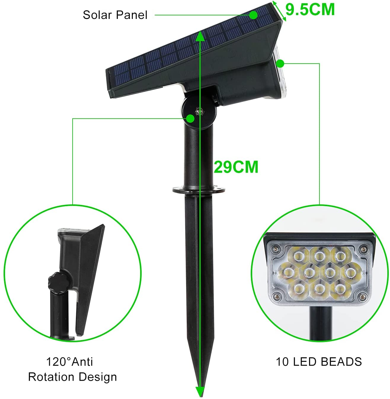 T-SUN Einstellbare Solar Strah – Lighting Decor Sunrise Bewertung und Preis