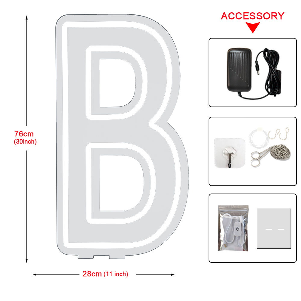 30 Zoll großes Neon-Baby-Buchs – Lighting World Decor Bewertung und Preis
