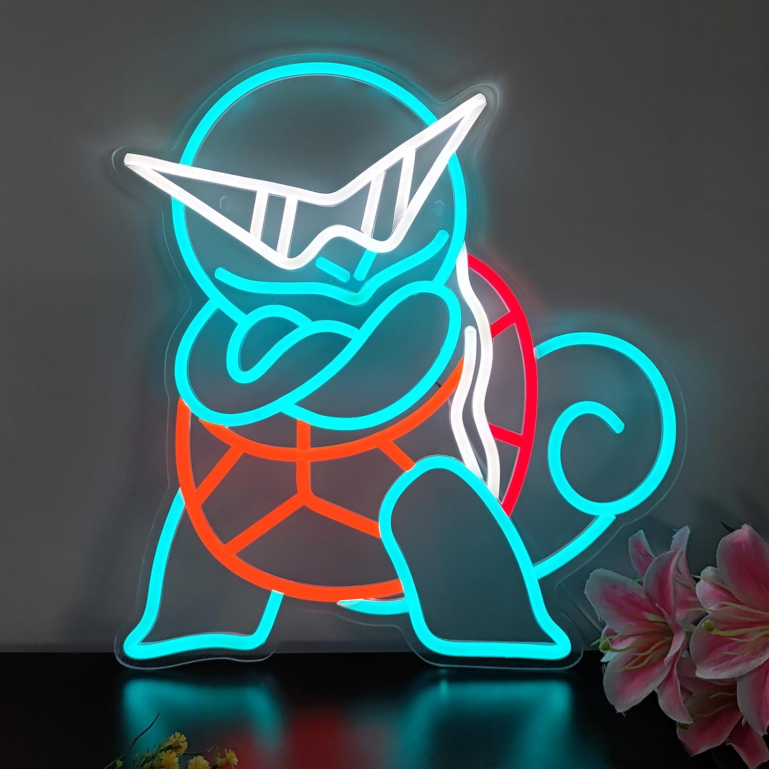Pokemon Squirtle Neon-Schild L – Lighting Room Decor Items Bewertung und Preis