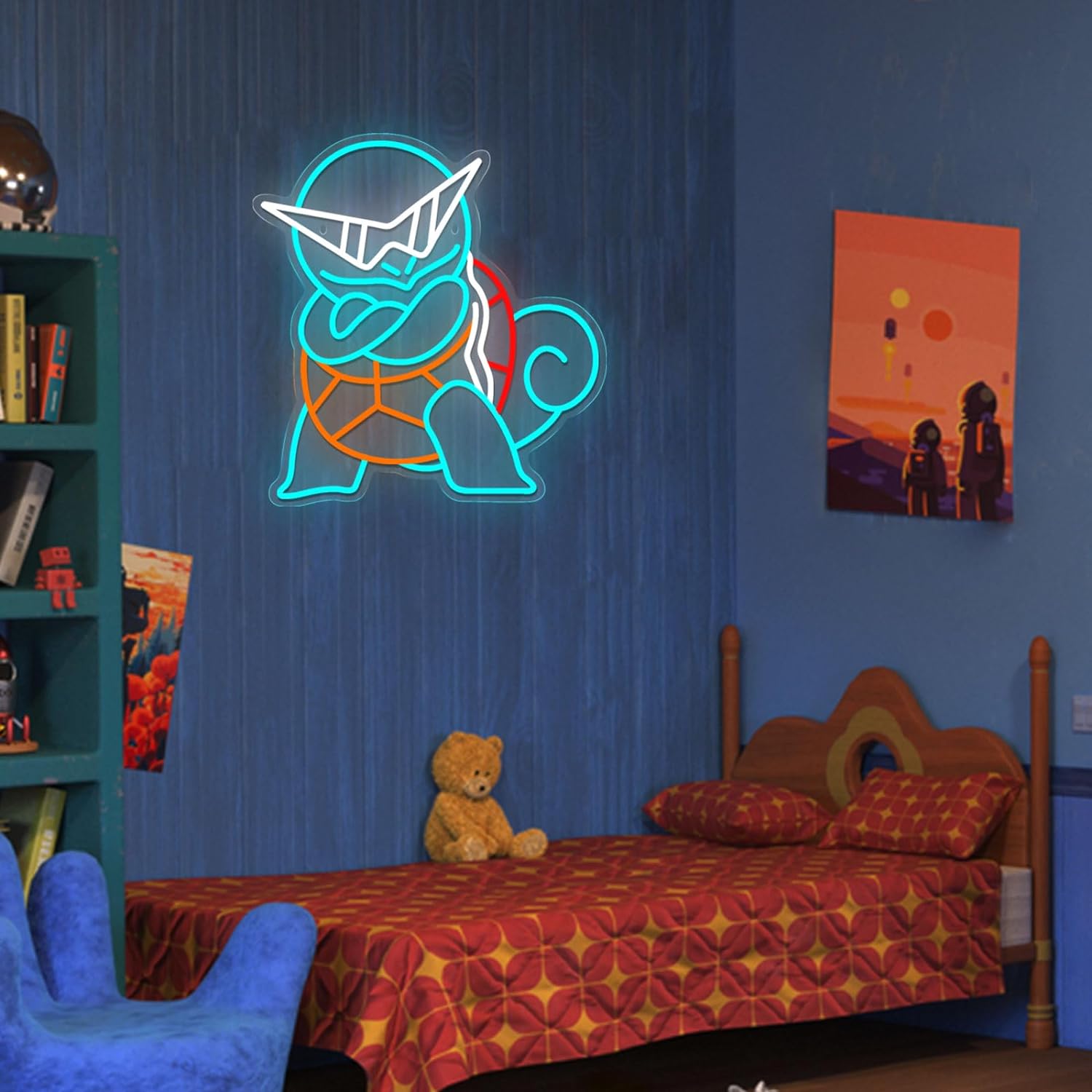 Pokemon Squirtle Neon-Schild L – Lighting Room Decor Items Bewertung und Preis